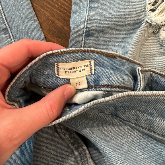 Madewell Perfect Vintage Straight Jean - Picture 2 of 3